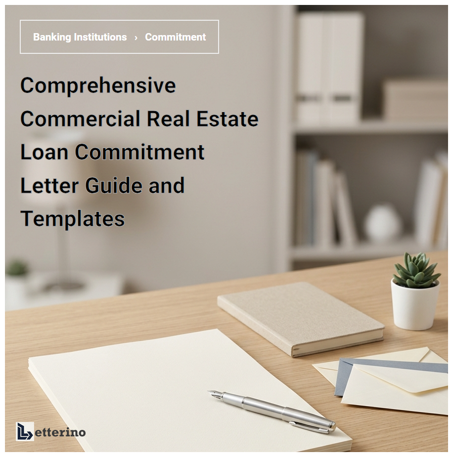Comprehensive Commercial Real Estate Loan Commitment Letter Guide and Templates
