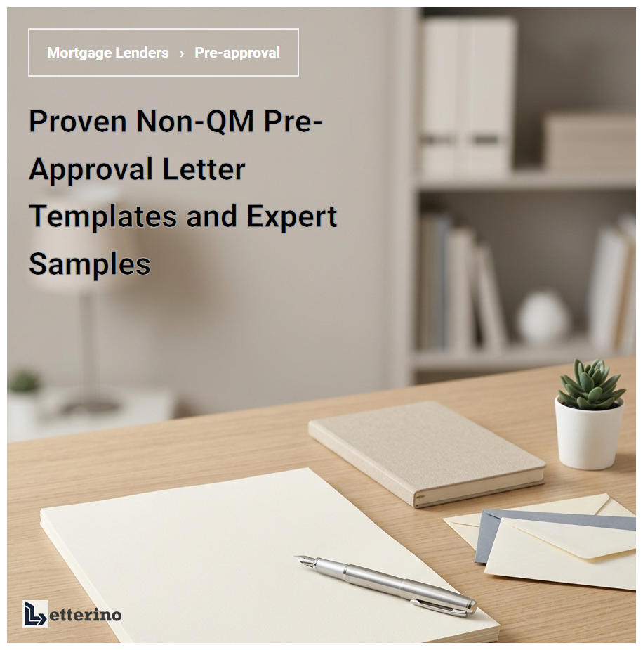 Proven Non-QM Pre-Approval Letter Templates and Expert Samples