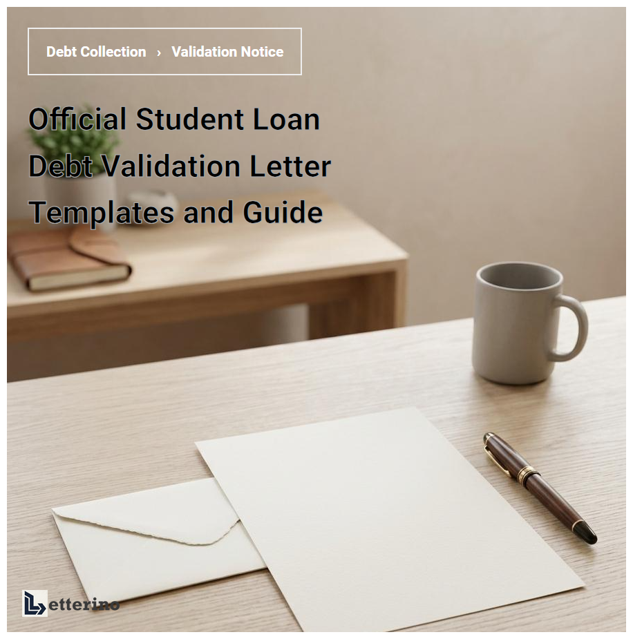 Official Student Loan Debt Validation Letter Templates and Guide