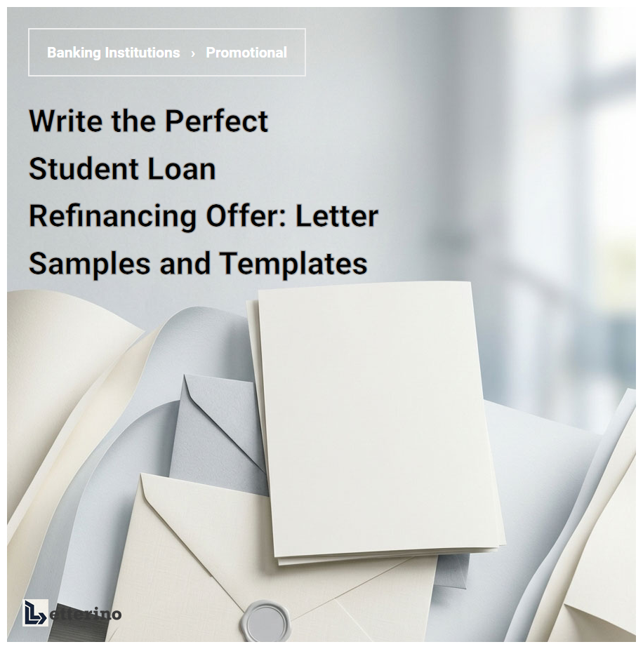 Write the Perfect Student Loan Refinancing Offer: Letter Samples and Templates