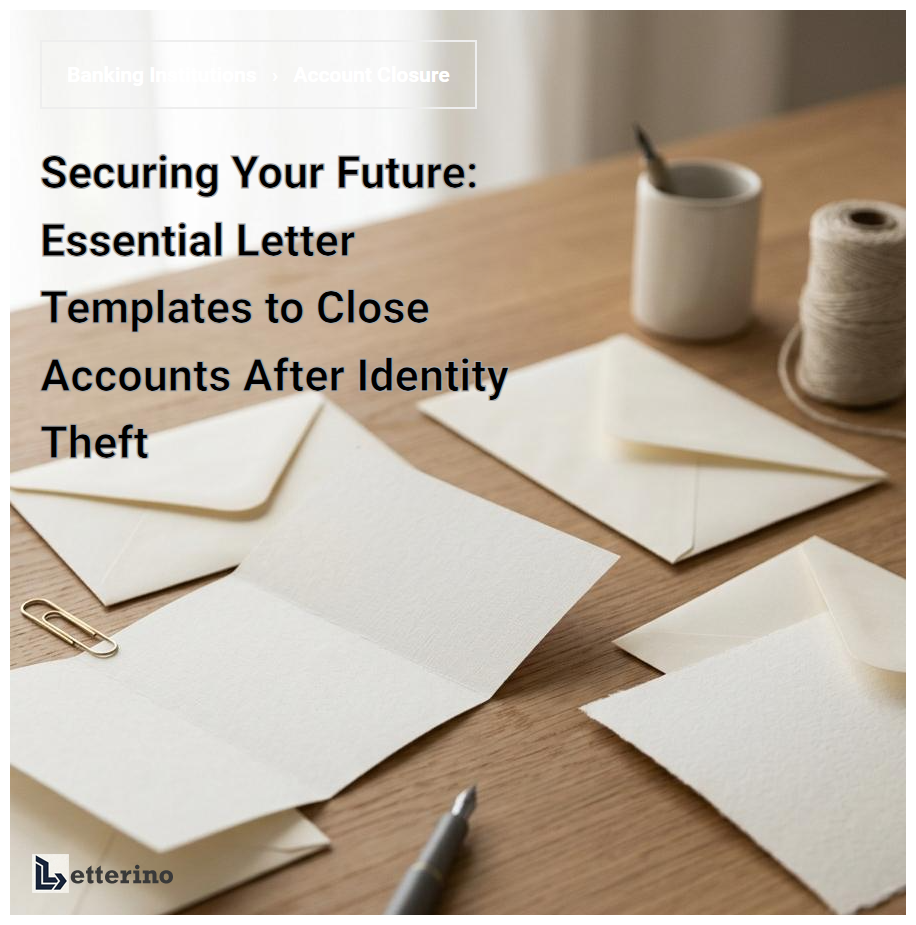 Securing Your Future: Essential Letter Templates to Close Accounts After Identity Theft