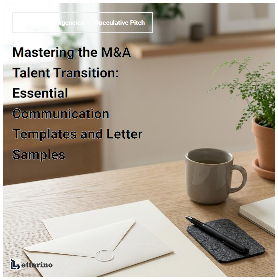 Mastering the M&A Talent Transition: Essential Communication Templates and Letter Samples