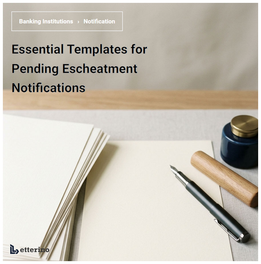Essential Templates for Pending Escheatment Notifications