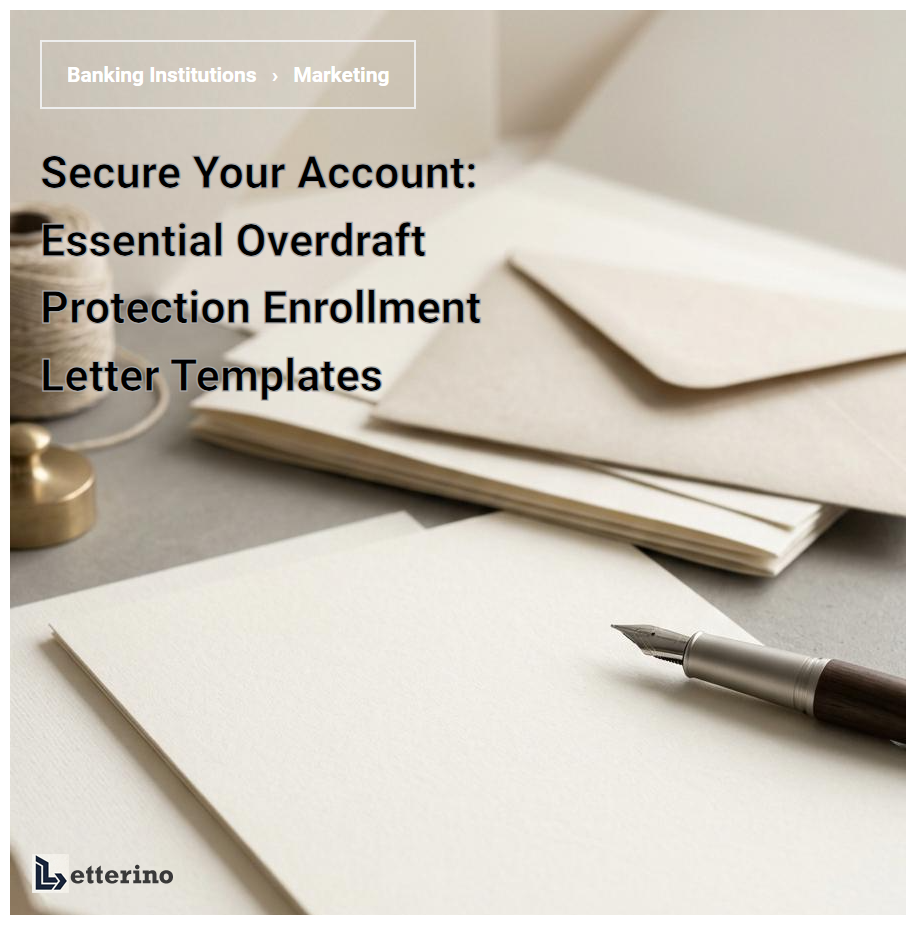 Secure Your Account: Essential Overdraft Protection Enrollment Letter Templates