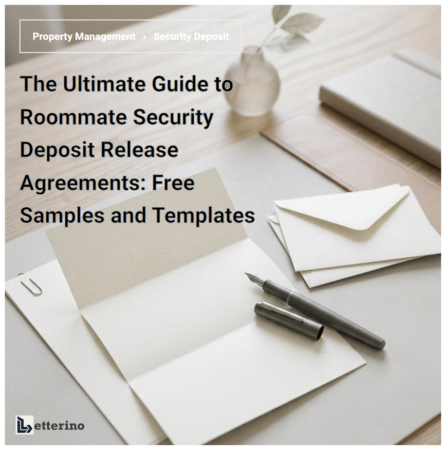 The Ultimate Guide to Roommate Security Deposit Release Agreements: Free Samples and Templates