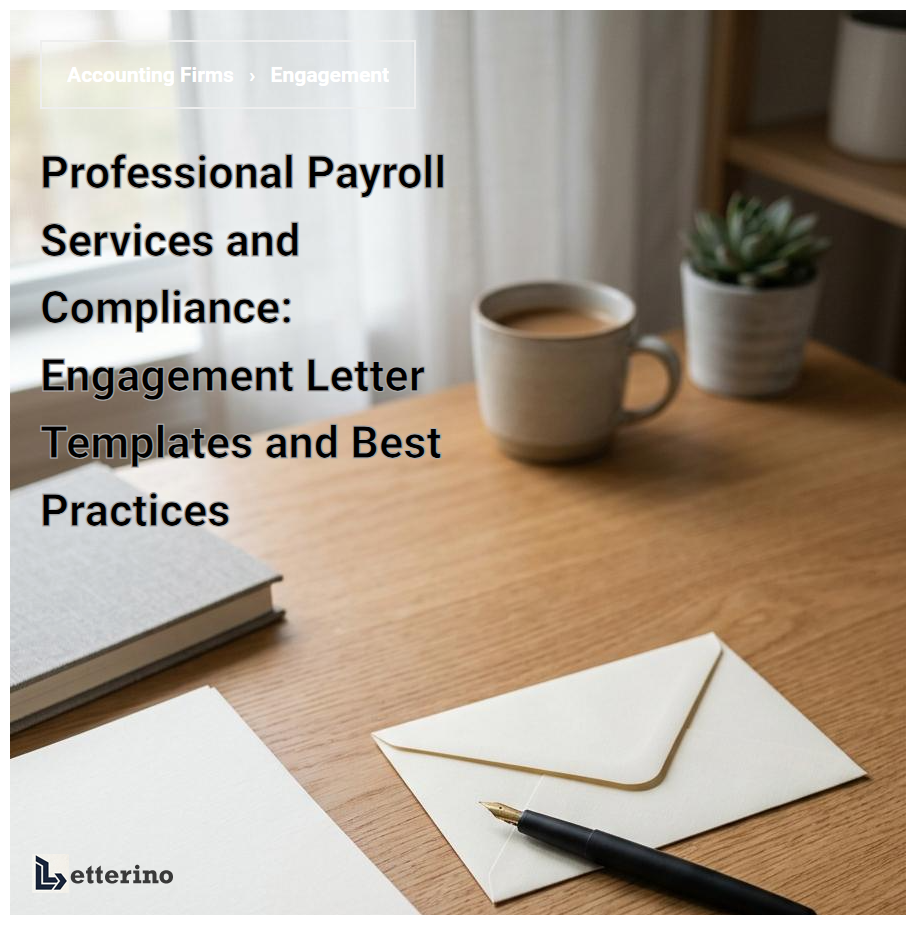 Professional Payroll Services and Compliance: Engagement Letter Templates and Best Practices