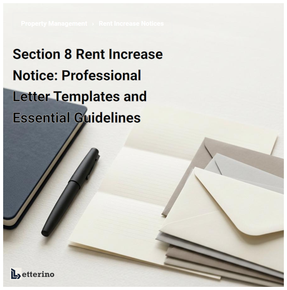 Section 8 Rent Increase Notice: Professional Letter Templates and Essential Guidelines