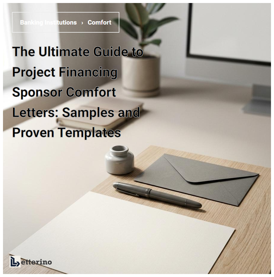 The Ultimate Guide to Project Financing Sponsor Comfort Letters: Samples and Proven Templates