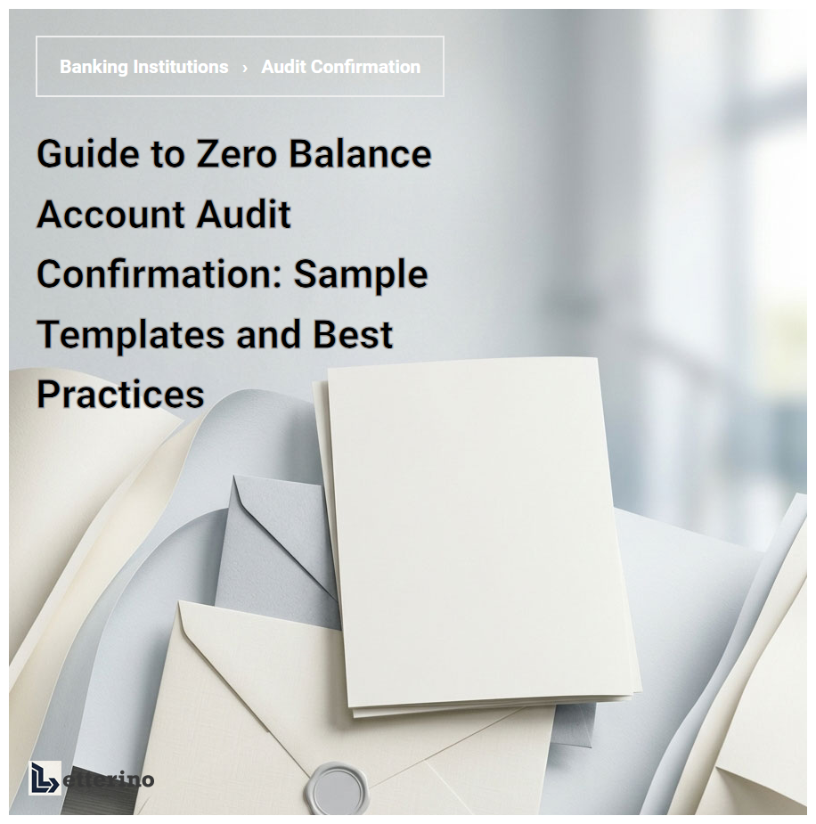 Guide to Zero Balance Account Audit Confirmation: Sample Templates and Best Practices