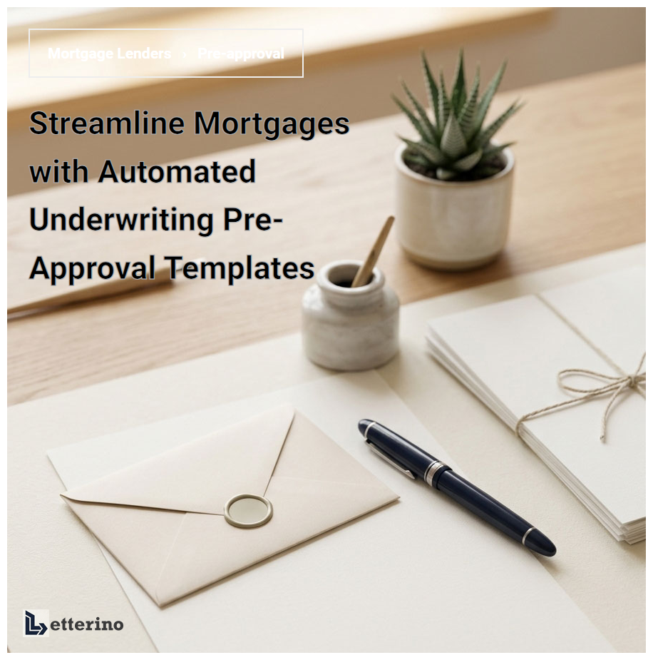 Streamline Mortgages with Automated Underwriting Pre-Approval Templates
