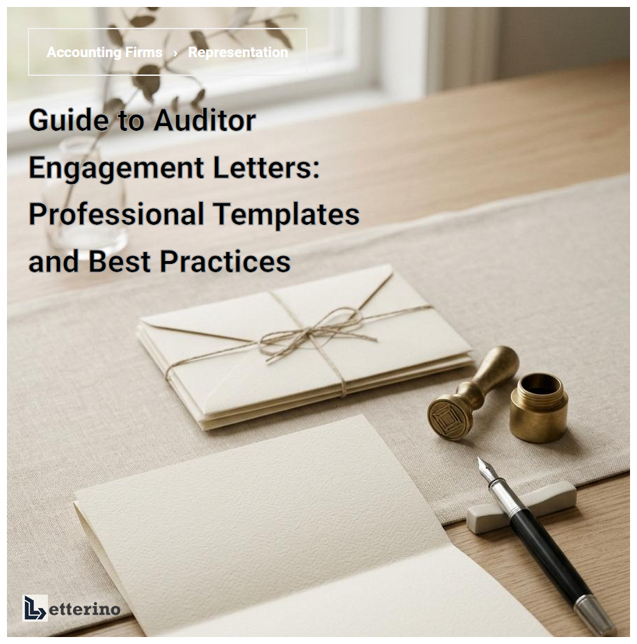 Guide to Auditor Engagement Letters: Professional Templates and Best Practices