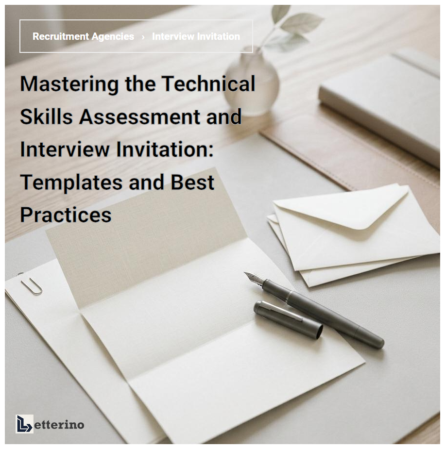 Mastering the Technical Skills Assessment and Interview Invitation: Templates and Best Practices