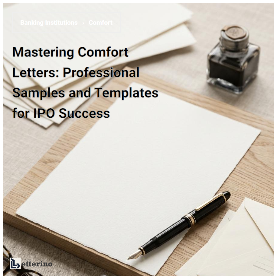 Mastering Comfort Letters: Professional Samples and Templates for IPO Success