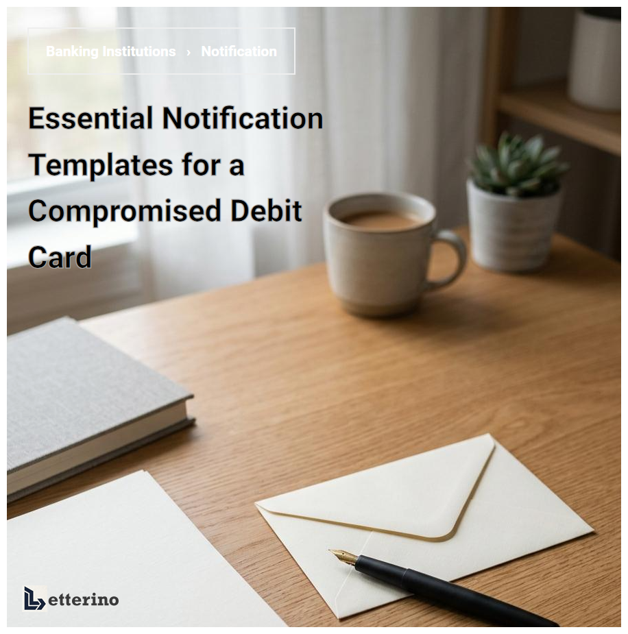 Essential Notification Templates for a Compromised Debit Card