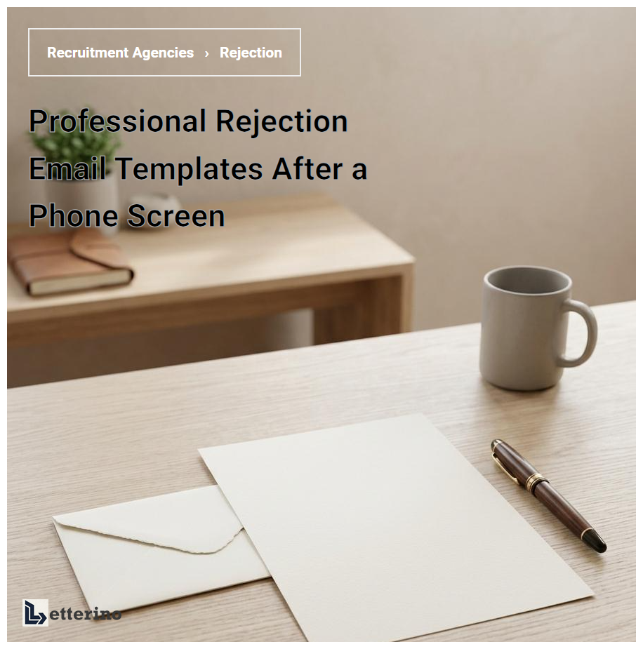 Professional Rejection Email Templates After a Phone Screen