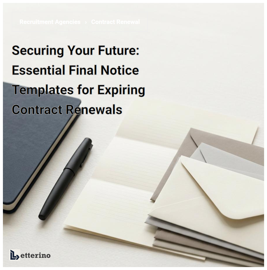 Securing Your Future: Essential Final Notice Templates for Expiring Contract Renewals