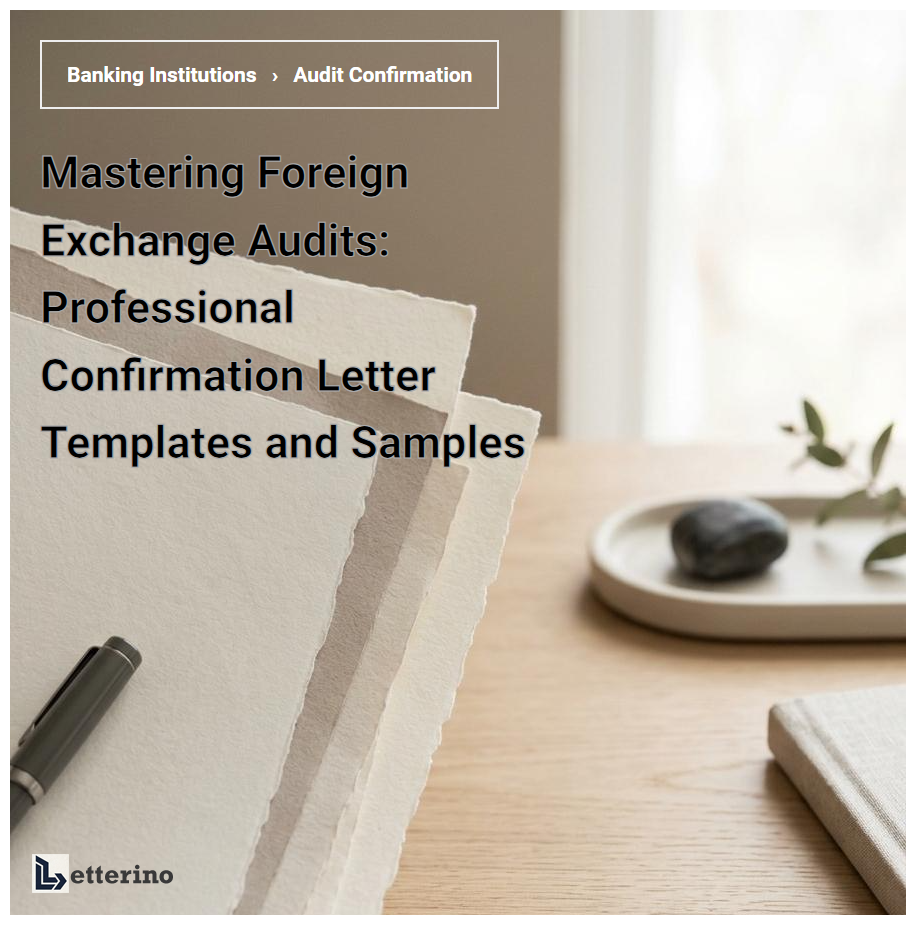 Mastering Foreign Exchange Audits: Professional Confirmation Letter Templates and Samples