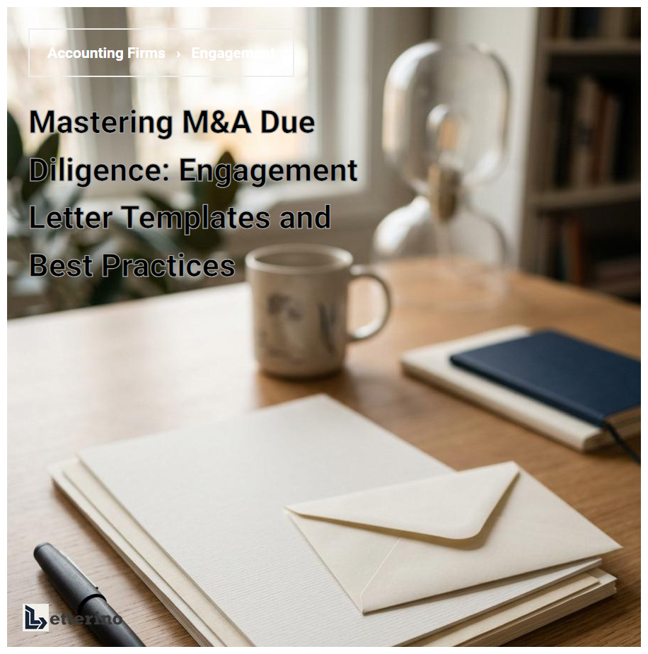 Mastering M&A Due Diligence: Engagement Letter Templates and Best Practices