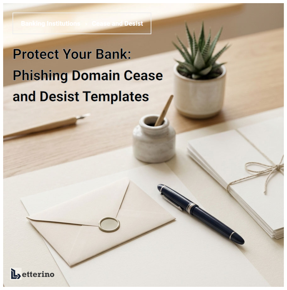 Protect Your Bank: Phishing Domain Cease and Desist Templates