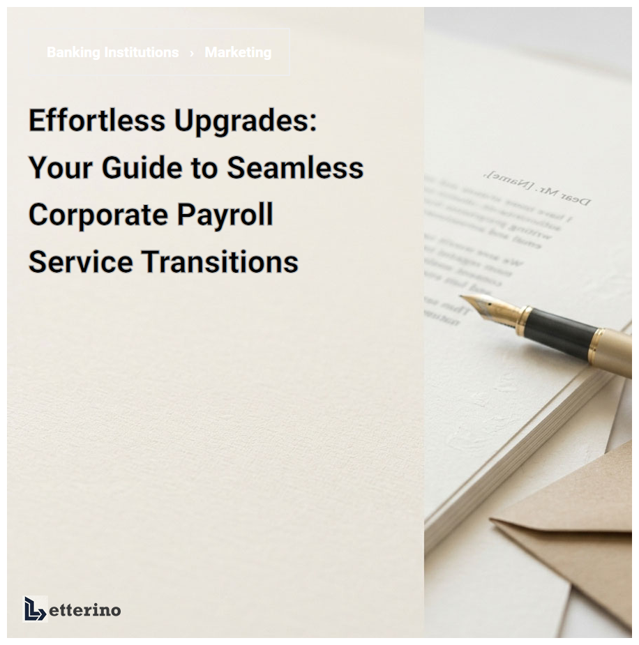 Effortless Upgrades: Your Guide to Seamless Corporate Payroll Service Transitions