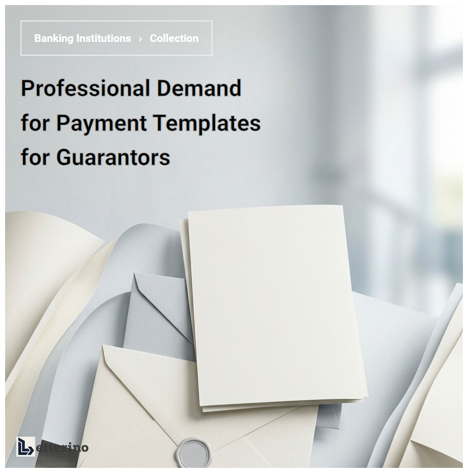 Professional Demand for Payment Templates for Guarantors