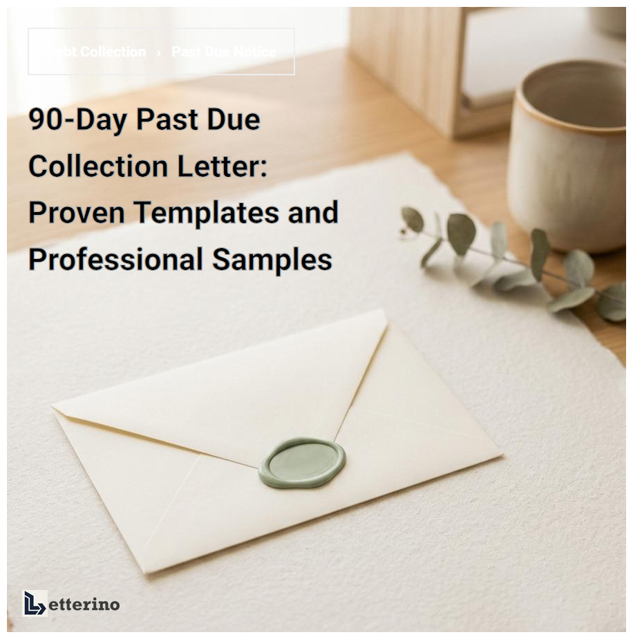 90-Day Past Due Collection Letter: Proven Templates and Professional Samples
