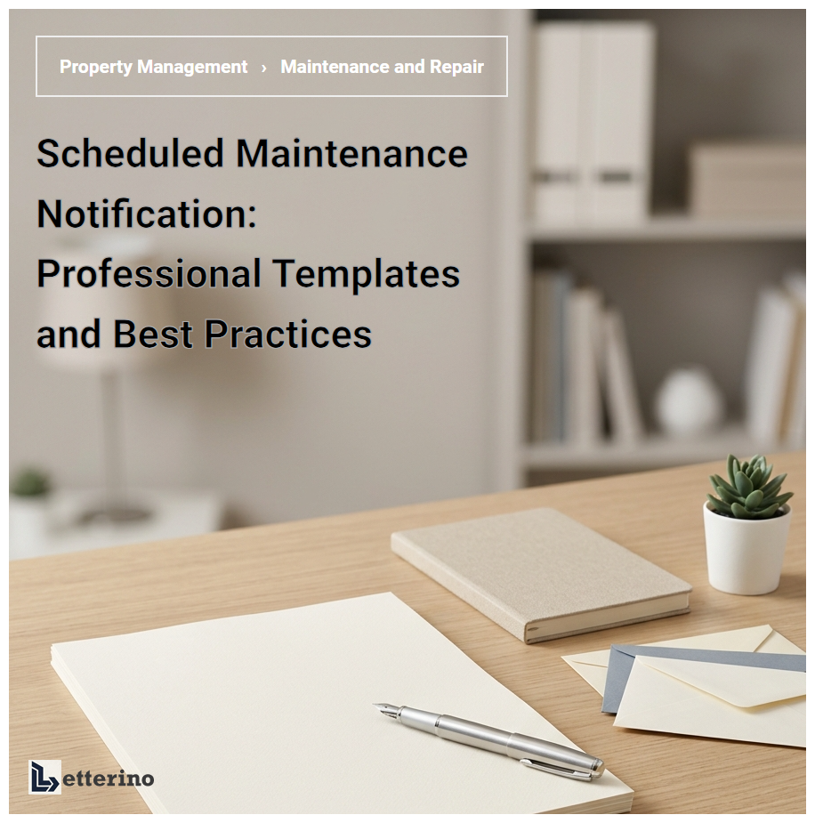 Scheduled Maintenance Notification: Professional Templates and Best Practices