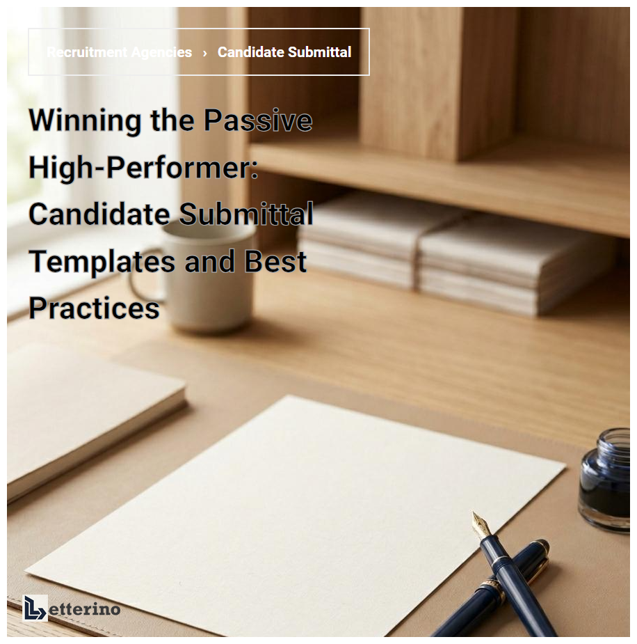Winning the Passive High-Performer: Candidate Submittal Templates and Best Practices