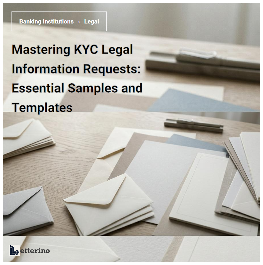 Mastering KYC Legal Information Requests: Essential Samples and Templates