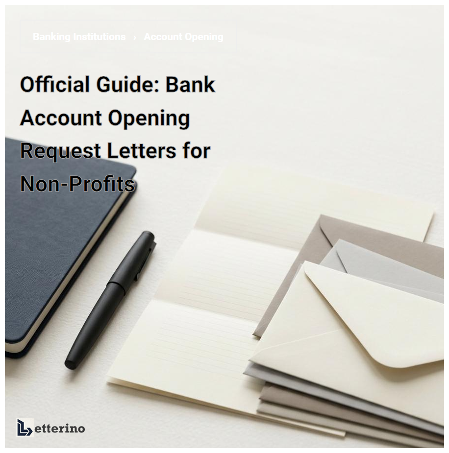 Official Guide: Bank Account Opening Request Letters for Non-Profits