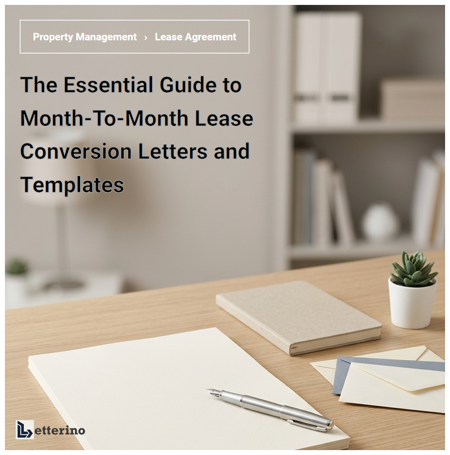 The Essential Guide to Month-To-Month Lease Conversion Letters and Templates