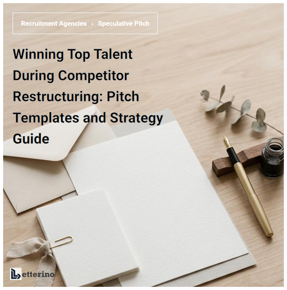 Winning Top Talent During Competitor Restructuring: Pitch Templates and Strategy Guide