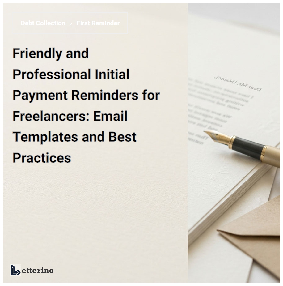 Friendly and Professional Initial Payment Reminders for Freelancers: Email Templates and Best Practices
