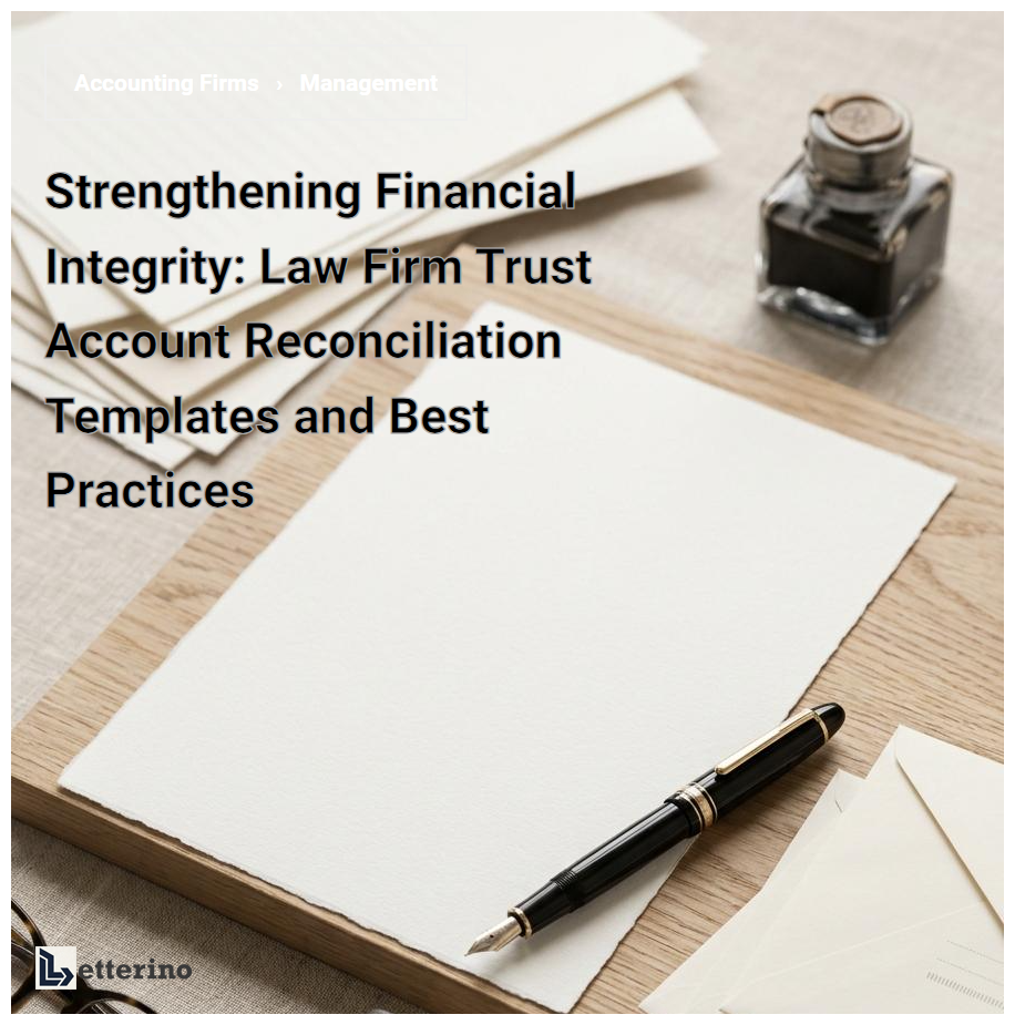 Strengthening Financial Integrity: Law Firm Trust Account Reconciliation Templates and Best Practices