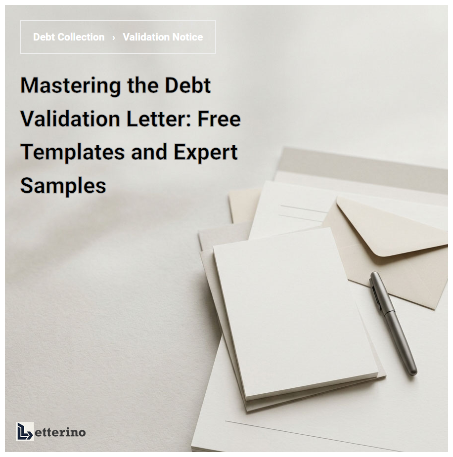 Mastering the Debt Validation Letter: Free Templates and Expert Samples