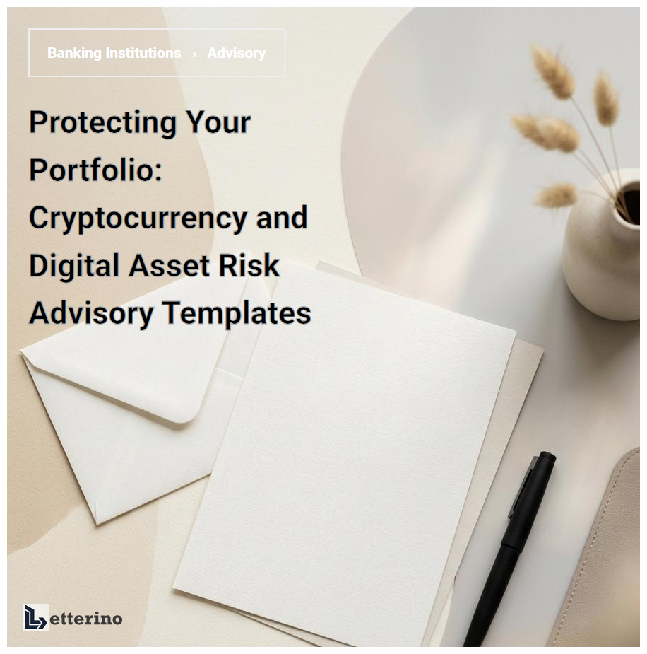 Protecting Your Portfolio: Cryptocurrency and Digital Asset Risk Advisory Templates