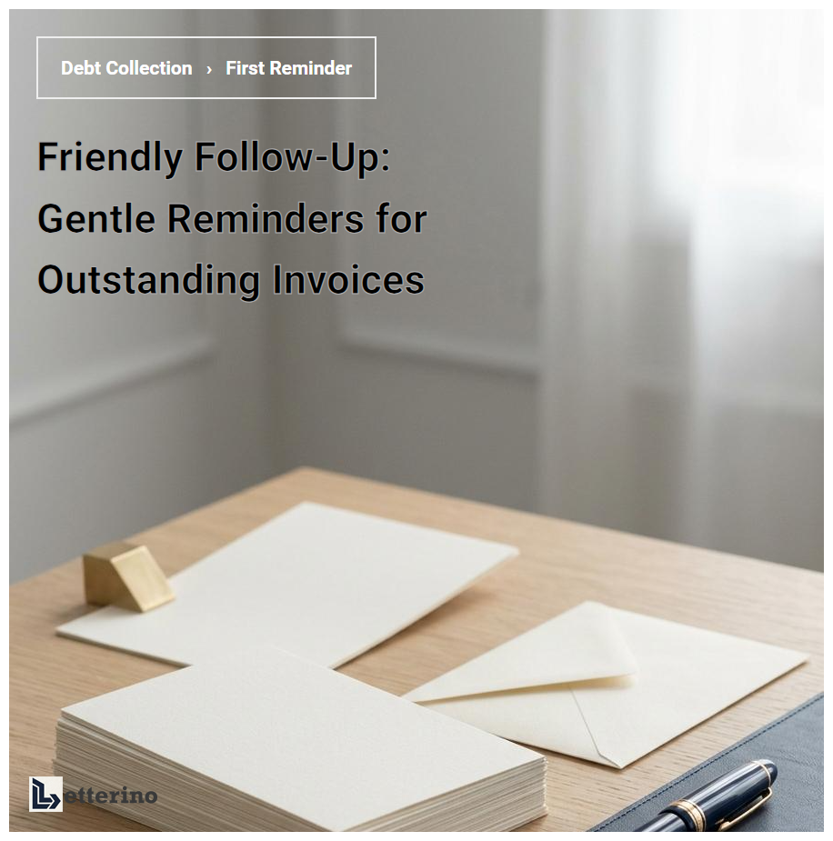 Friendly Follow-Up: Gentle Reminders for Outstanding Invoices