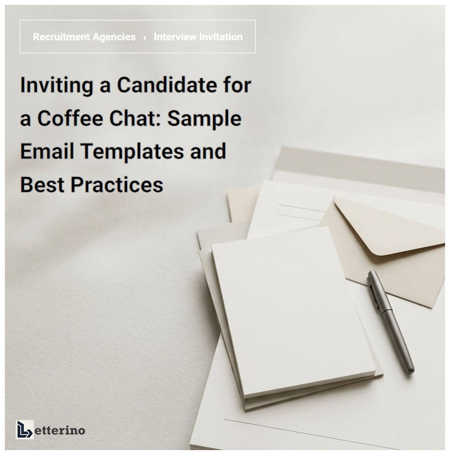 Inviting a Candidate for a Coffee Chat: Sample Email Templates and Best Practices