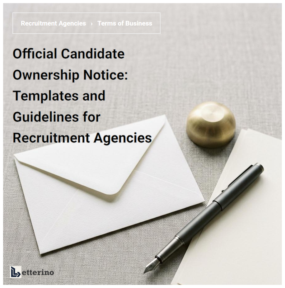 Official Candidate Ownership Notice: Templates and Guidelines for Recruitment Agencies