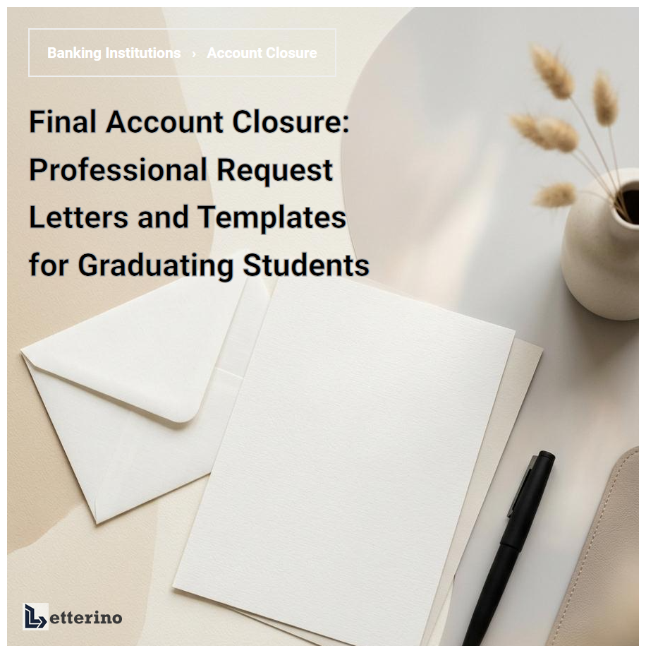 Final Account Closure: Professional Request Letters and Templates for Graduating Students