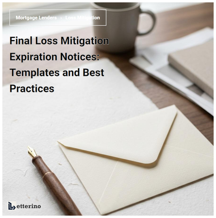 Final Loss Mitigation Expiration Notices: Templates and Best Practices