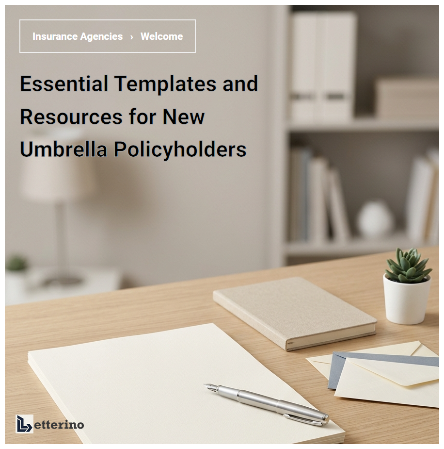 Essential Templates and Resources for New Umbrella Policyholders