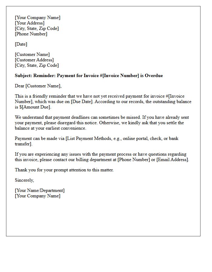 Initial Delinquency Reminder Letter