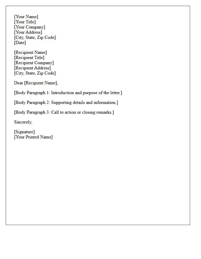 Formal Business Salutation