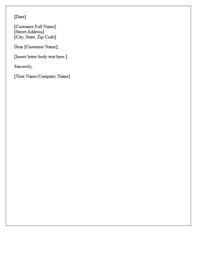 Customer Name And Registered Mailing Address