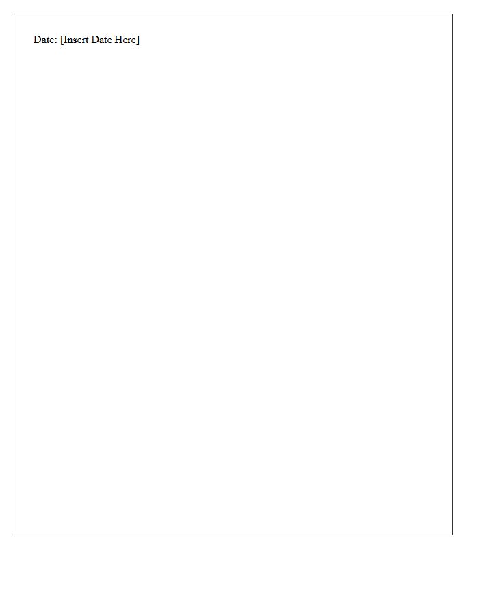 Date of the Letter