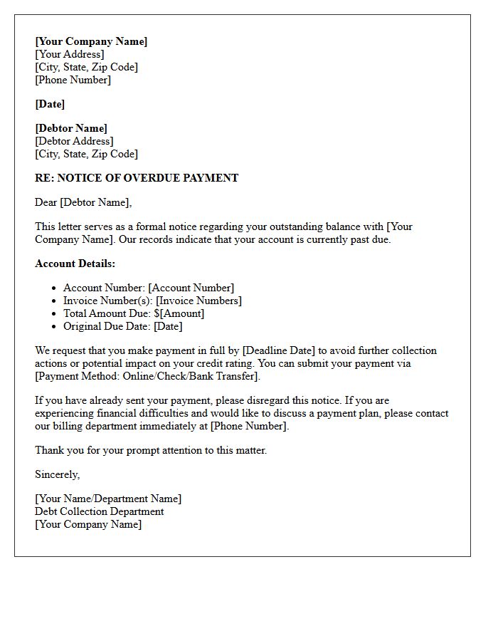 Debt Collection Department