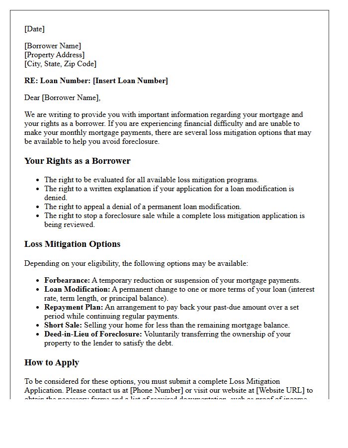 Borrower Rights and Loss Mitigation Options