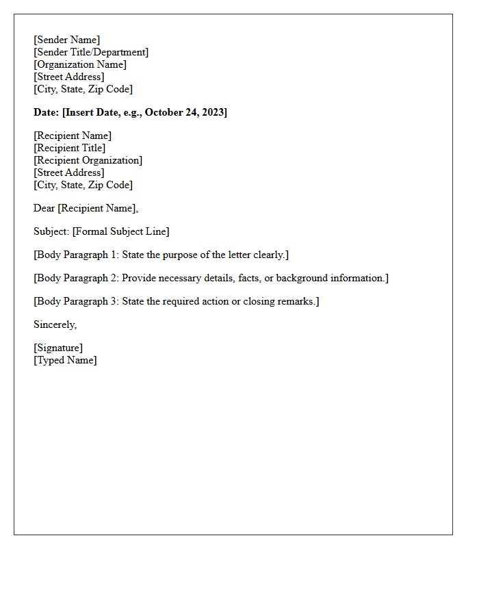 Date of Official Letter