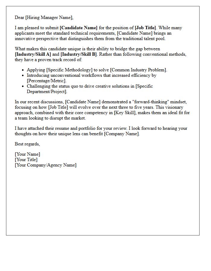 Innovative Perspective Candidate Submittal Letter